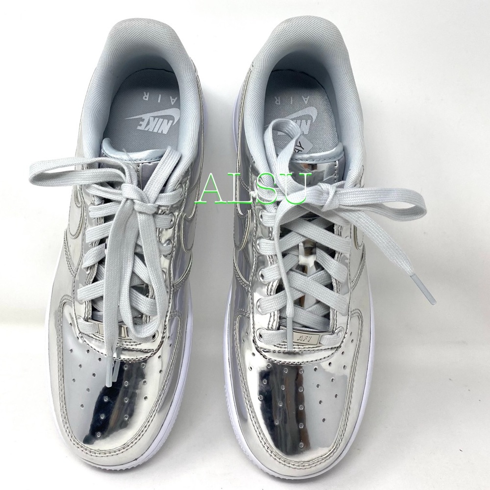 Nike Air Force 1 SP Crome Metallic Women Sneakers - Picture 6 of 10